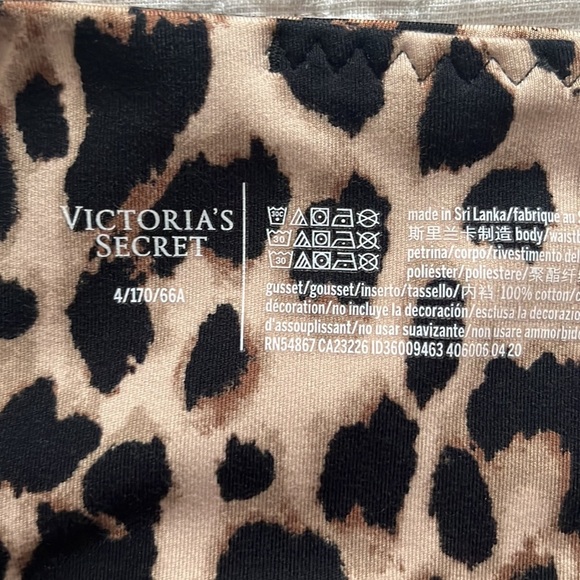 Victoria’s Secret Incredible Essential Legging Beige Leopard Sz XS/S - Picture 4 of 15